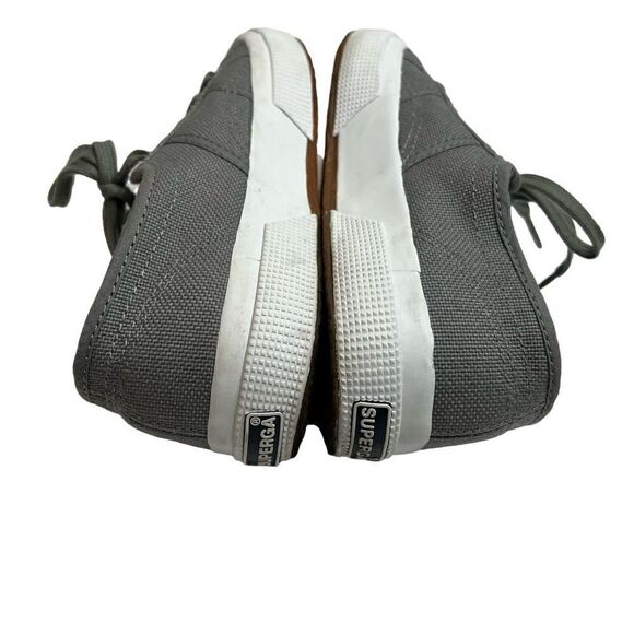 Superga gray classic canvas low top sneakers size 7 - Picture 11 of 16